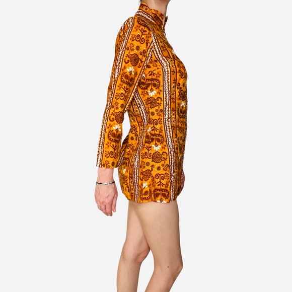 Vintage 1970s Mini Dress or Tunic - Picture 7 of 16